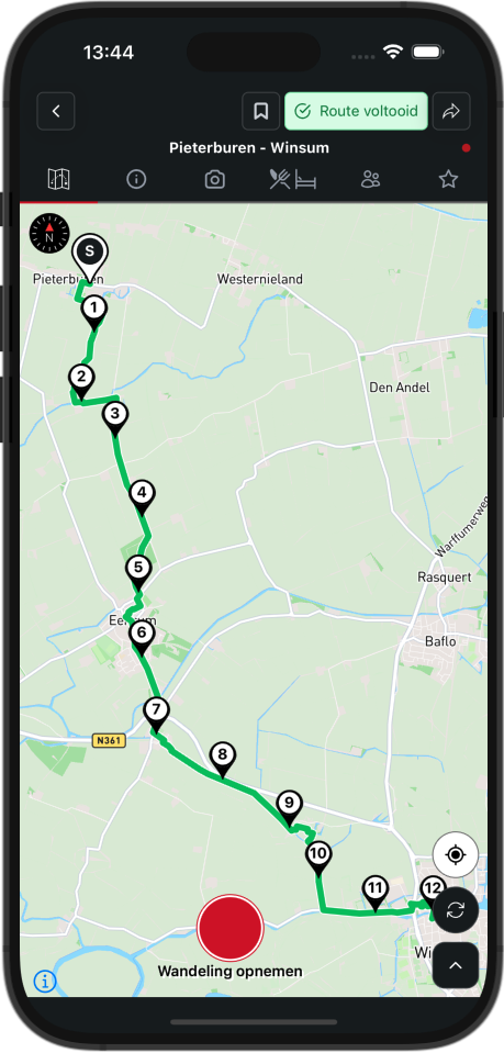 Route Configuratie Opties