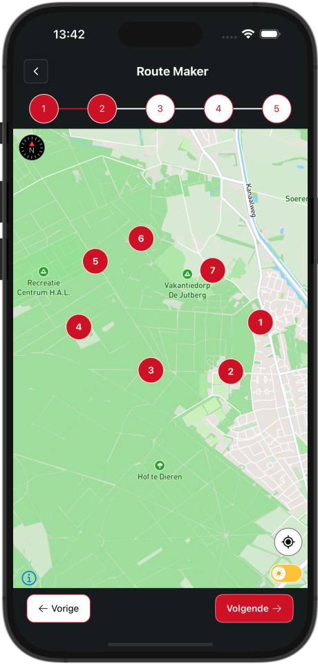 Route Maker Punten Plaatsen