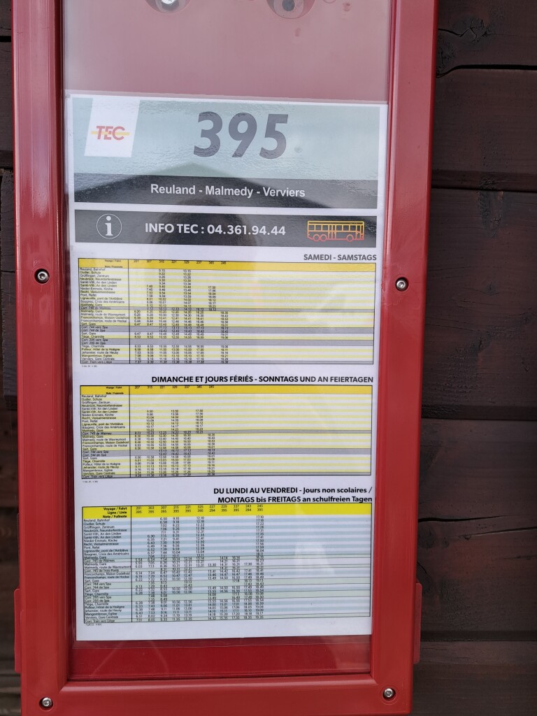 Vielsalm - Grufflingen · GR5 etappe 22