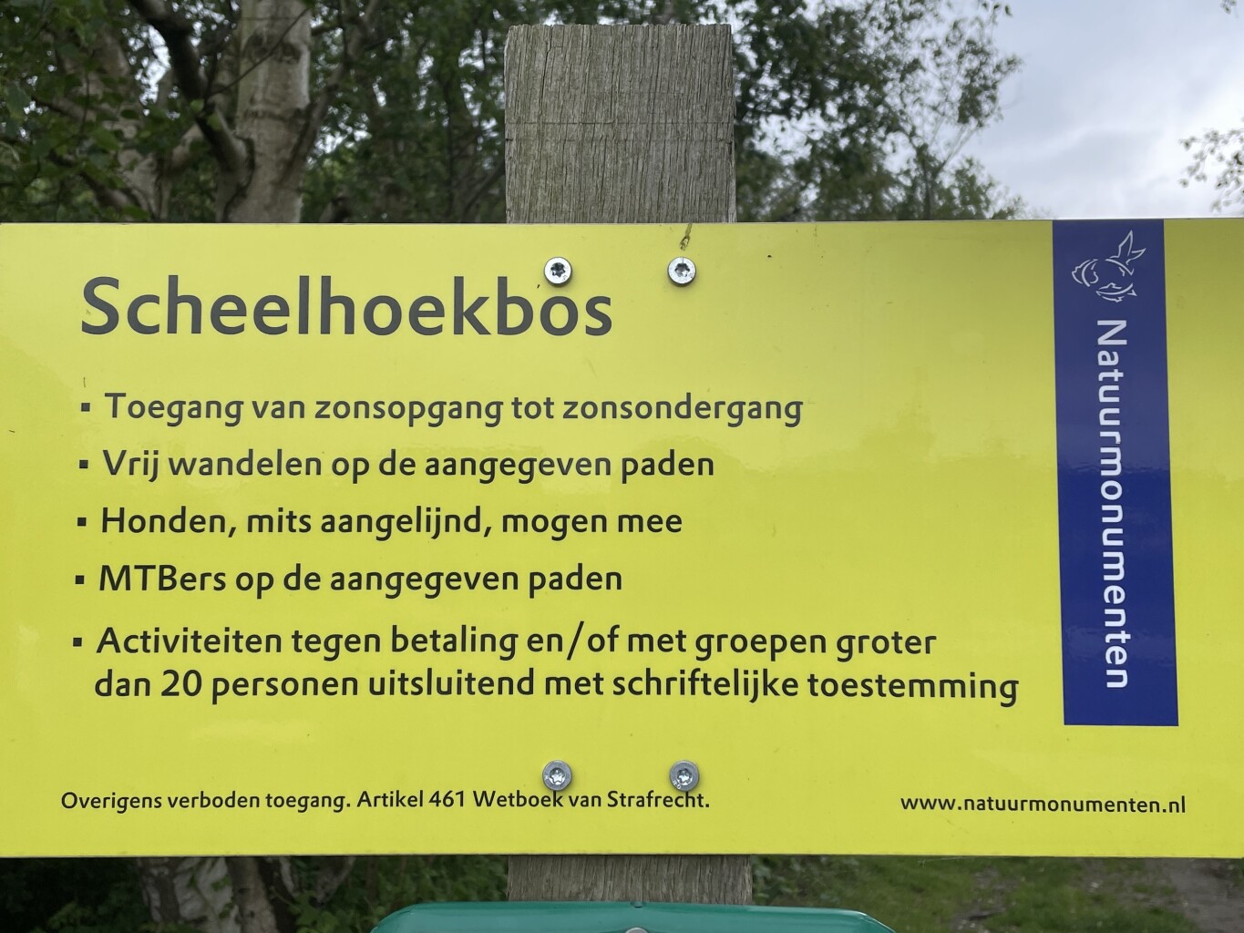 Wandelroute Scheelhoekbos-kort, Goeree-Overflakkee