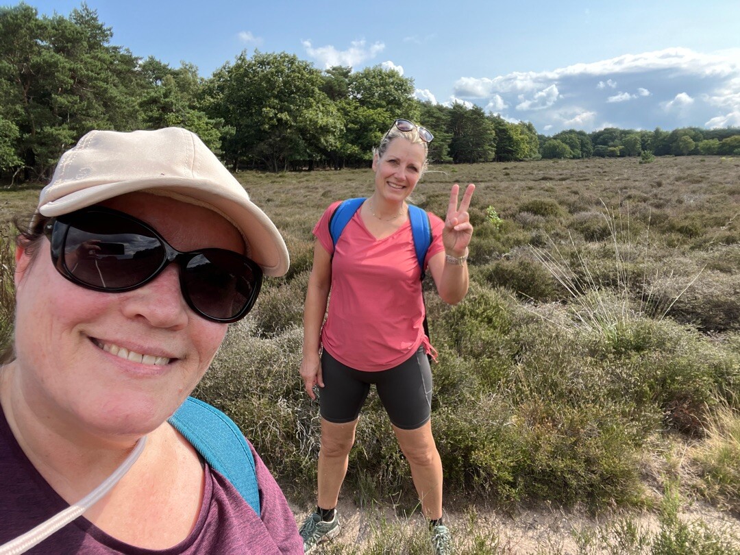 Westerheidroute (paars)