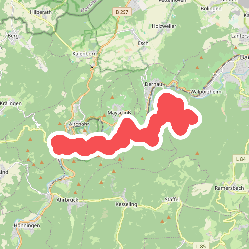 Kreuzberg - Walporzheim · AhrSteig etappe 5