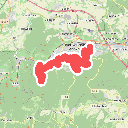 Walporzheim - Bad Neuenahr Mitte · AhrSteig etappe 6