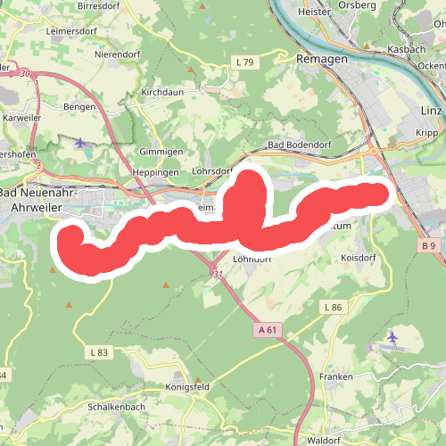 Bad Neuenahr - Sinzig · AhrSteig etappe 7