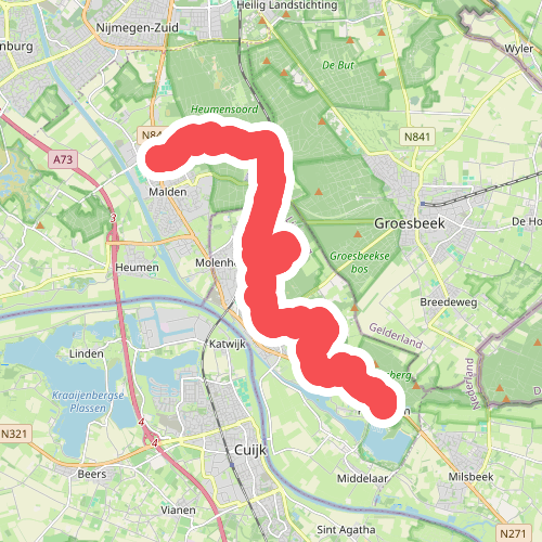 Malden - Plasmolen · Streekpad Nijmegen etappe 5