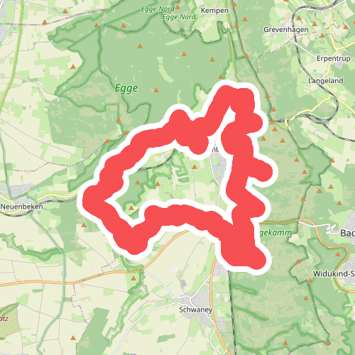 Viaduct Wandelweg rond Altenbeken