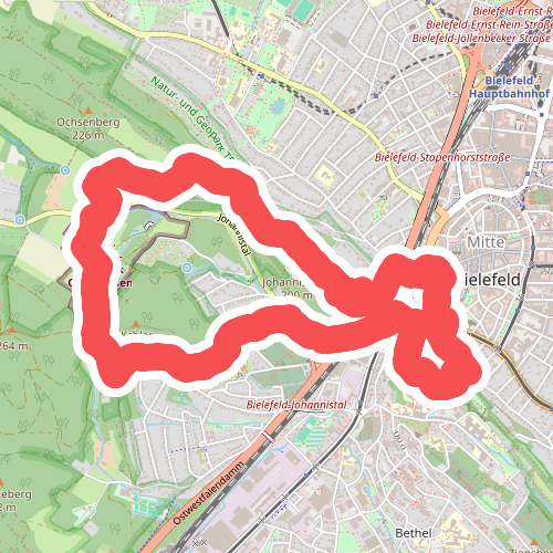 Van burcht naar burcht - stad-park-landschap Bielefeld