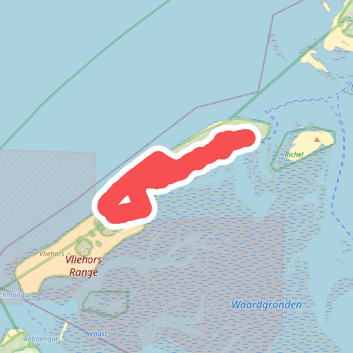 Vlieland 1: Veerhaven - Pand van Twintig · WaddenWandelen etappe 8