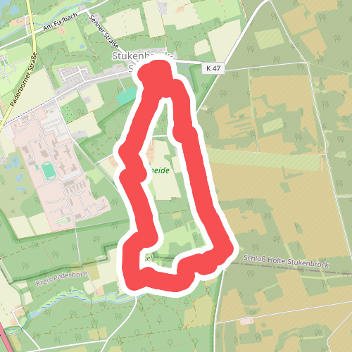 A5: Ems-Erlebnisweg / lokale rondweg |Natuureducatiepad in het beschermd natuurgebied Moosheide