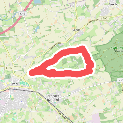 Schlossweg mit Querverbindung Brunnenweg