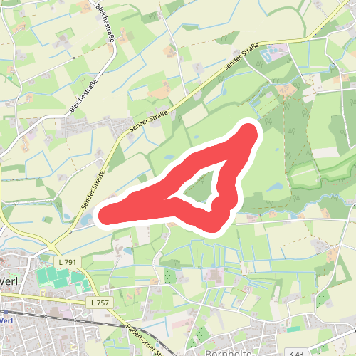 Schlossweg met dwarsverbinding Sürenweg
