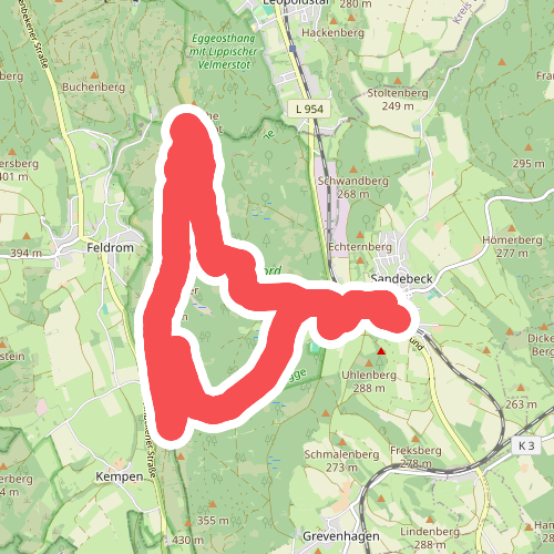 Op schilderachtige hoogtes - van Sandebeck tot aan de Eggeweg