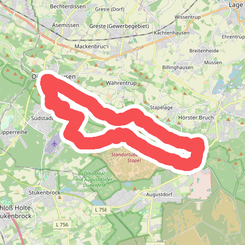 Hermannshöhen Tourtip 10: Door het zand van de Senne