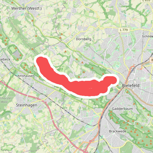 Van beren en wilde knoflook in Bielefeld