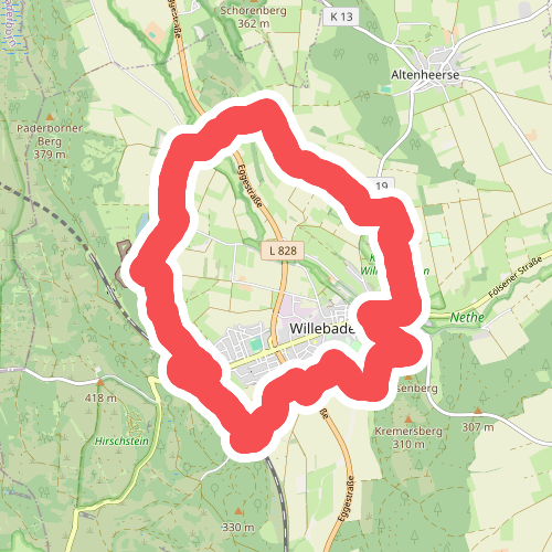 De Hitgenheierweg in en rond Willebadessen