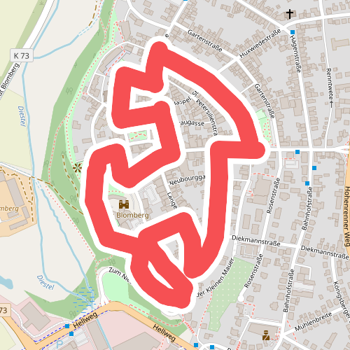 Historische wandeltocht door Blomberg (ID 1.525.635)