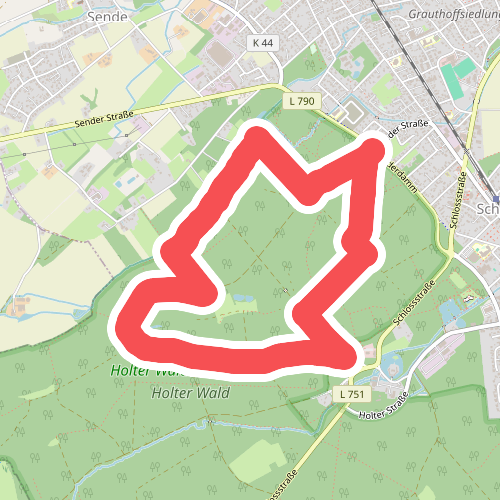 A9: beschermd natuurgebied Holter Wald in Schloß Holte-Stukenbrock / korte rondweg