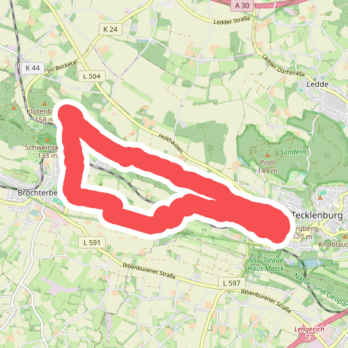 Hermannshöhen Tourtip 04: Teutoschleife Tecklenburger Bergpfad