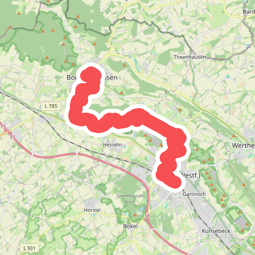 Weg für Genießer - Etappe Halle-Borgholzhausen