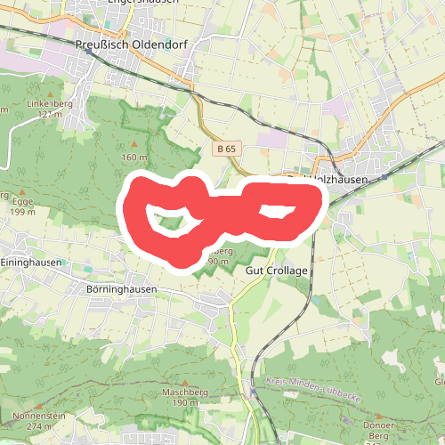 Ontspanning Wandelpad Limberg Bad Holzhausen