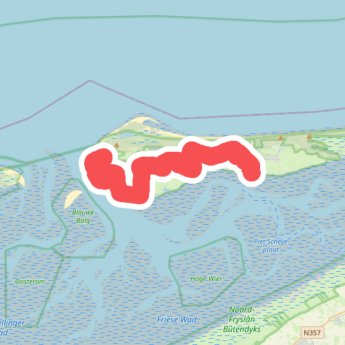 Ameland 1: Nes, veerdam - Boomhiemke bungalowpark · WaddenWandelen etappe 13