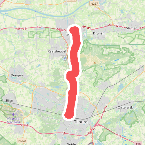 Waalwijk - Tilburg · Hugo de Groot pad etappe 3