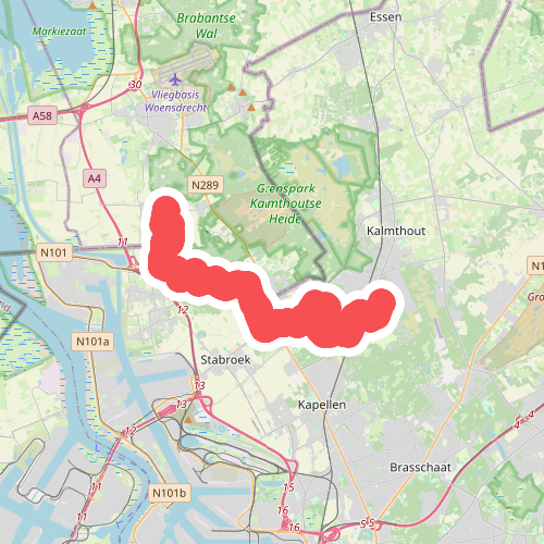 Ossendrecht - Heide · GR12 Vlaanderen etappe 2