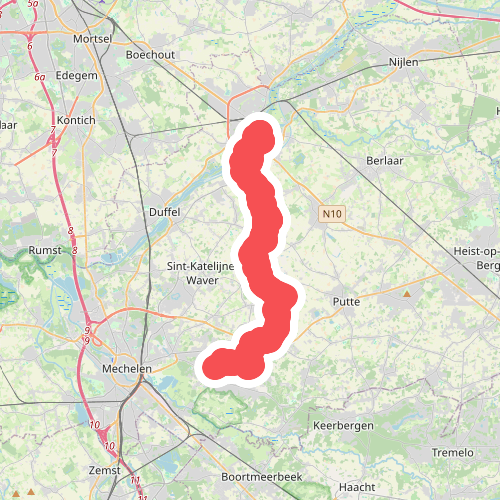 Lier - Bonheiden · GR12 Vlaanderen etappe 6
