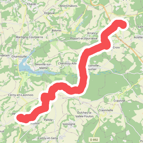 Aubigny-en-Laonnois - Vendresse-Beaulne · GR12 Frankrijk etappe 5