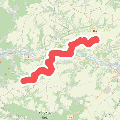 Tartiers - Chelles · GR12 Frankrijk etappe 8