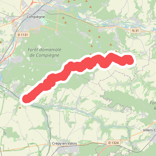 Chelles - Béthisy-Saint-Pierre · GR12 Frankrijk etappe 9