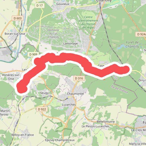 Gare Orry-la-Ville-Coye - Viarmes · GR12 Frankrijk etappe 12