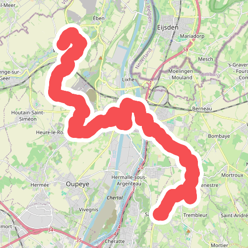 Wonck - Saint-Remy · GR5 etappe 17