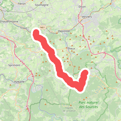 Fraipont - Spa · GR5 etappe 19