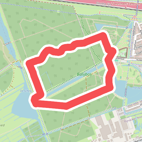 Wandelroute Floriaderoute Balij