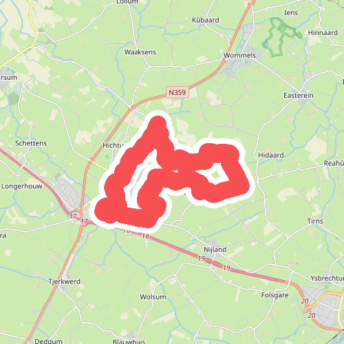 Bolsward - Completen · St. Odulphuspad etappe 19