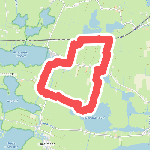 Oudega (W) - Metten · St. Odulphuspad etappe 17