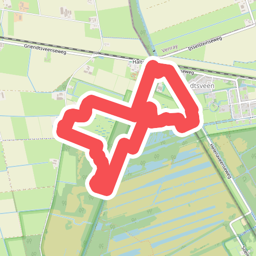 Wandelroute Turfjespad