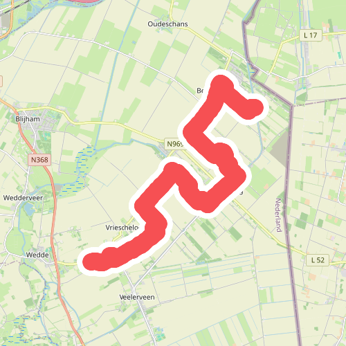 Wedderheide - Bellingwolde · Groot Frieslandpad etappe 21