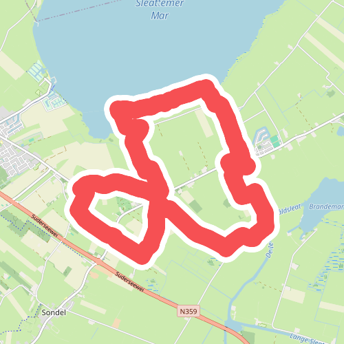 Sloten - Lauden · St. Odulphuspad etappe 16