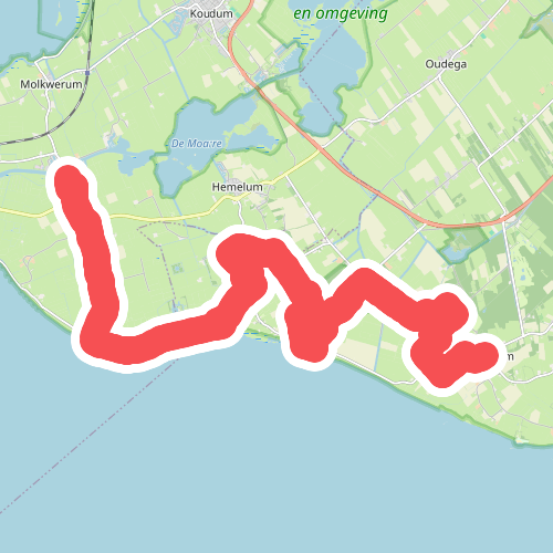 Warns - Promontorium · St. Odulphuspad etappe 4