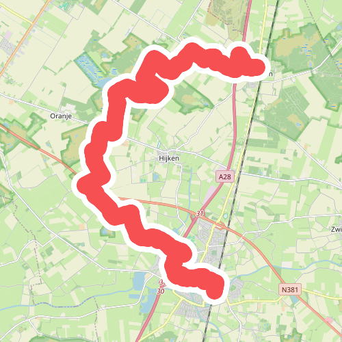 Hooghalen - Beilen · Drenthepad etappe 20