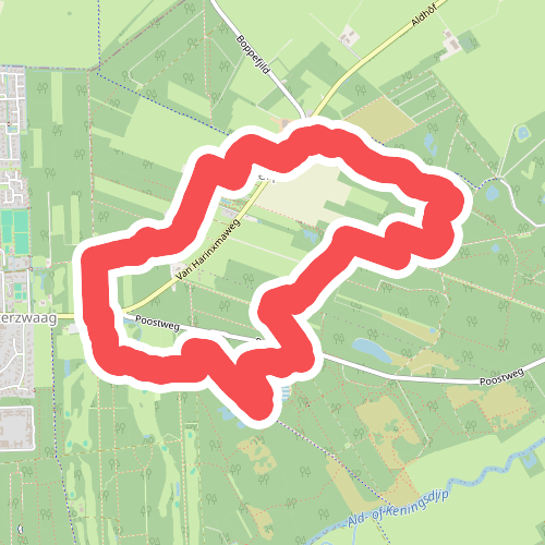 Wandelroute kortweg Oltertwrp
