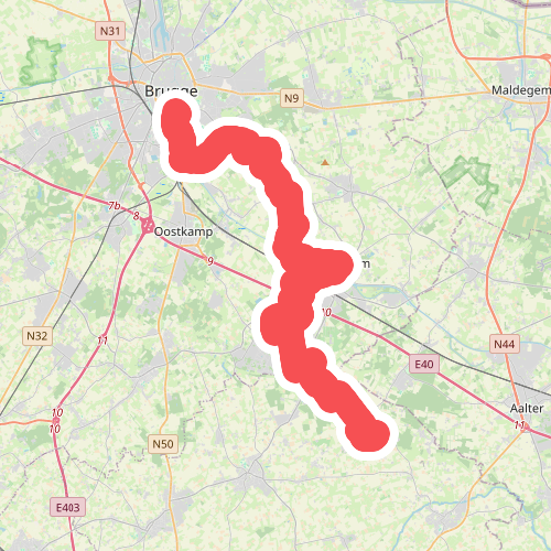 Brugge - Doomkerke · GR129 etappe 1