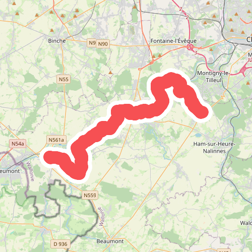 Solre - Le Bout La-Haut · GR129 etappe 8