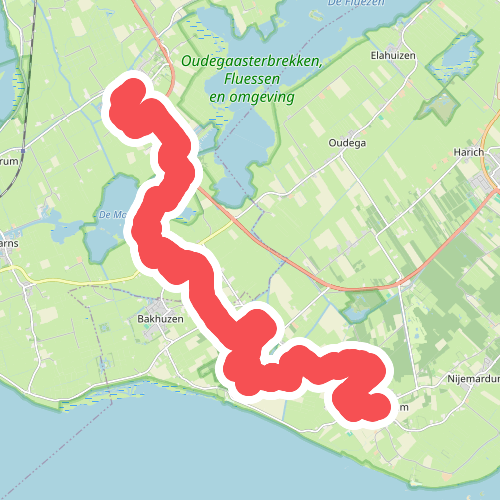 Oudemirdum - Tumulus · St. Odulphuspad etappe 8