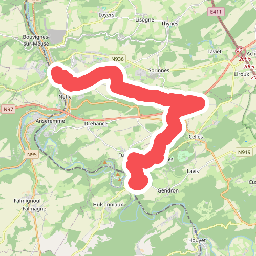 Dinant - Gendron · GR129 etappe 12