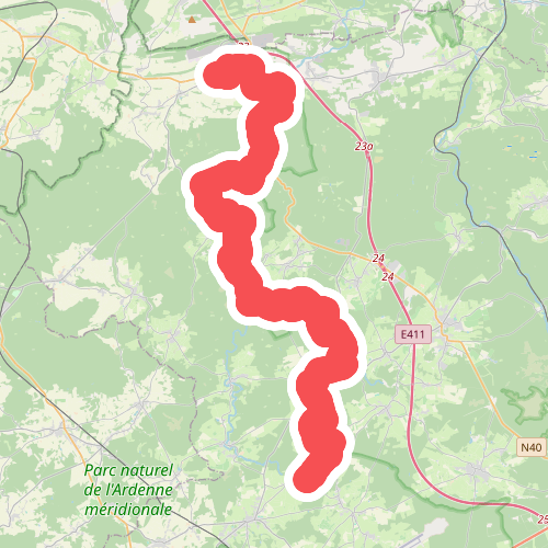 Wellin - Framont · GR129 etappe 14