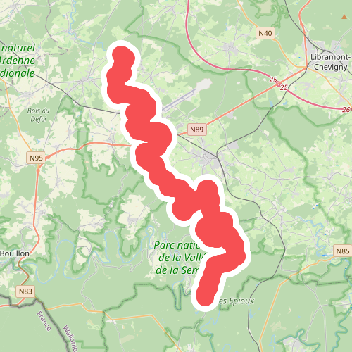 Framont - Herbeumont · GR129 etappe 15