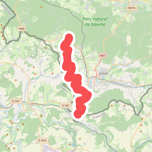 Gerouville - Torgny · GR129 etappe 18